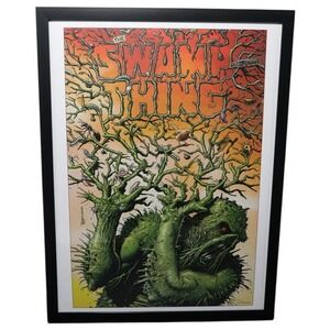 Swamp Thing Framed 12x16 Comic Cover Art by Brian Bolland | DC Comics